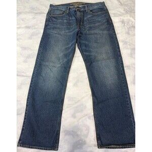 American Eagle Outfitters Men’s Jeans 36x34 Blue Straight Leg 100% Cotton.